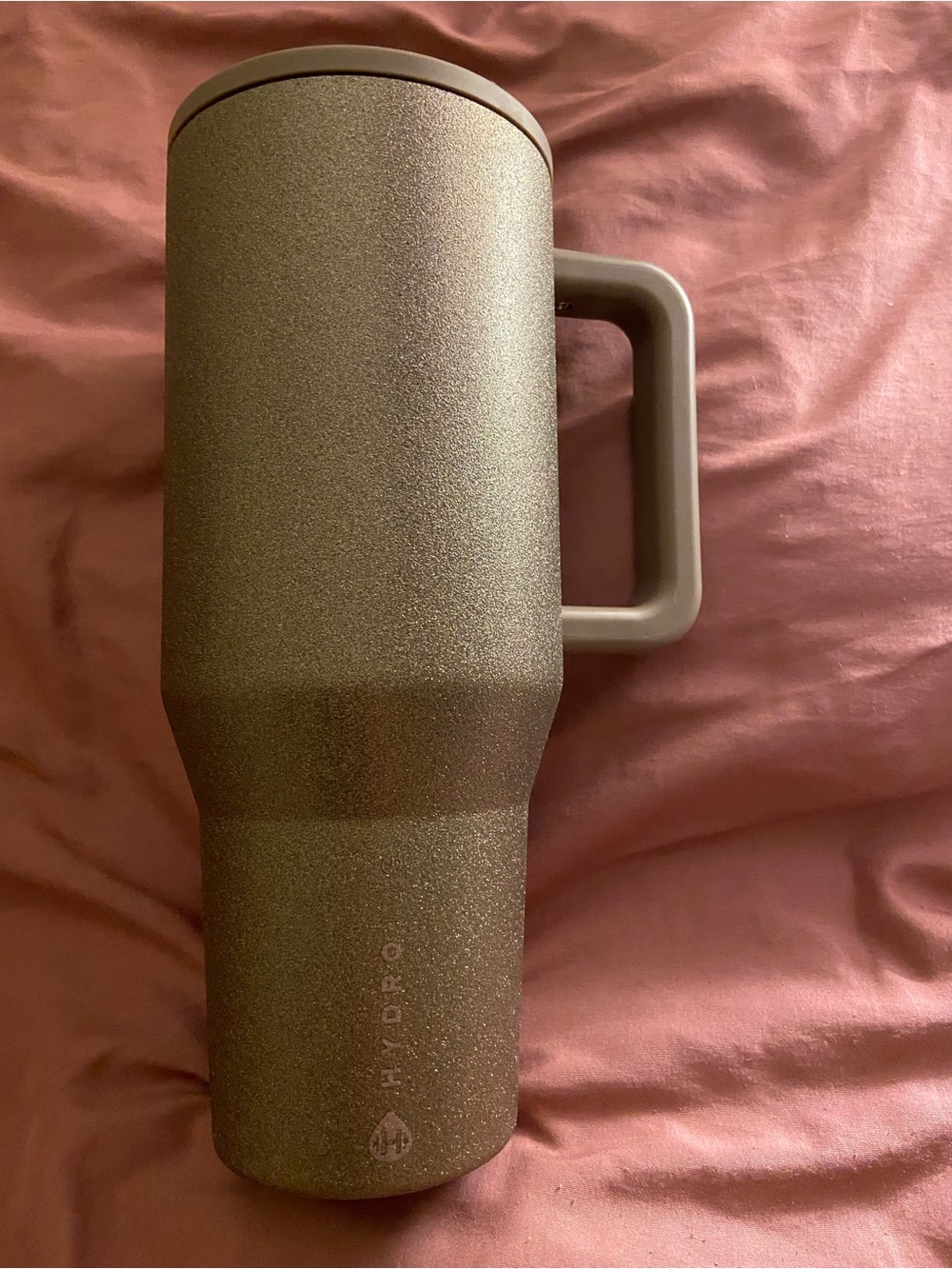 HydroJug Metallic Brown Speckle Travel Mug with Handle